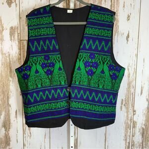 Colorful Patterned Women's Vest. Vintage. Size XL. Excellent condition!